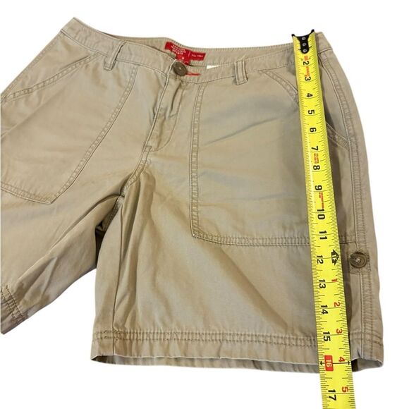 Eastern Mountain Sports Khaki Camping Hiking Shorts Gorpcore Womens size 6 - Picture 8 of 9